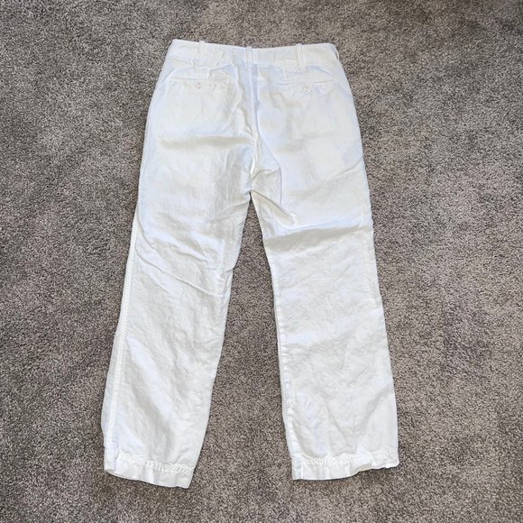 White J. Crew Broken In Bootcut Pants - Picture 4 of 8